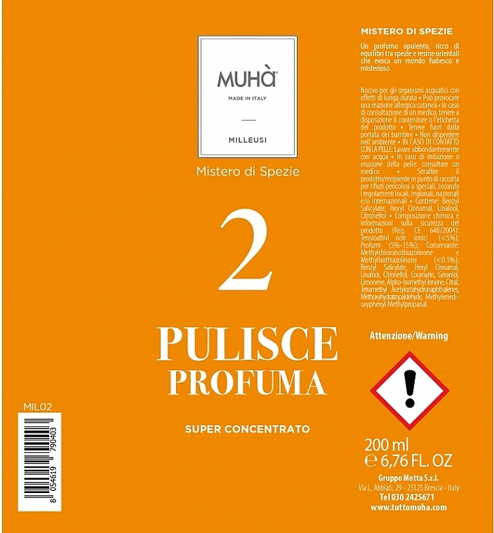 Спрей для ароматизации помещения - Muha Mistero Di Spezie Multipurpose Spray — фото N2