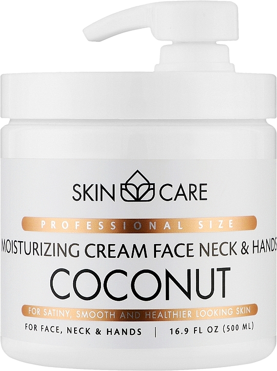 Зволожуючий та живильний крем з кокосом для обличчя, шиї та рук - Dead Sea Collection Skin Care Coconut Moisturizing & Nourishing Cream — фото N1