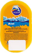 Парфумерія, косметика Губка масажна для купання Atol, жовта - Ocean