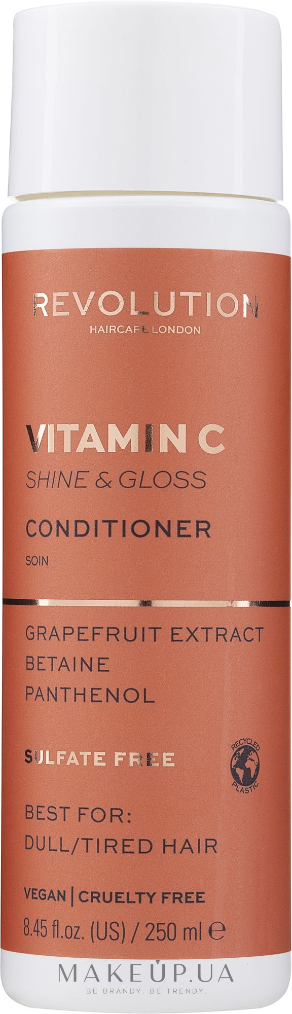 Кондиционер для тусклых волос - Makeup Revolution Vitamin C Shine & Gloss Conditioner — фото 250ml