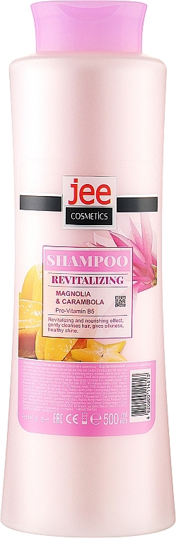 Шампунь для волос "Восстанавливающий" c магнолией и карамболой - Jee Cosmetics Shampoo Revitalizing — фото N1