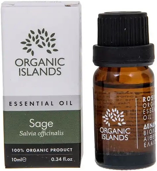 Ефірна олія "Шавлія" - Organic Islands Sage Essential Oil — фото N1