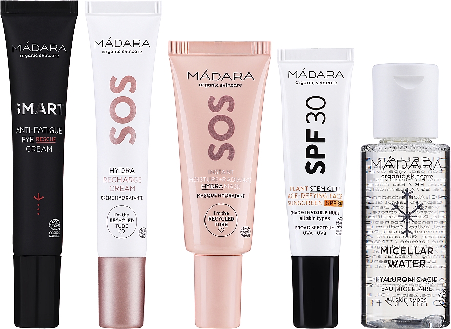 Дорожній набір "Wherever", 5 продуктів - Madara Cosmetics Fab Skin Jet Set — фото N2