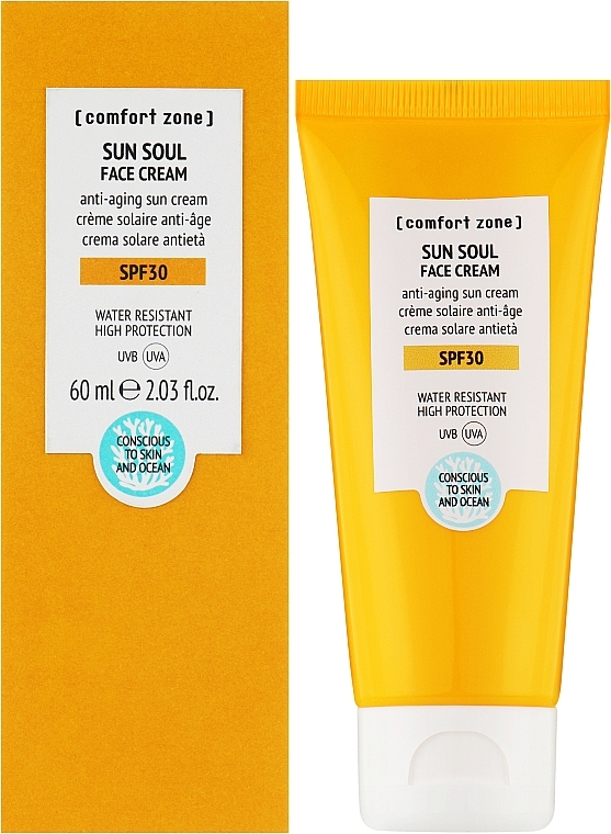 Крем сонцезахисний для обличчя - Comfort Zone Sun Soul Face Cream SPF 30 — фото N2