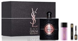 Духи, Парфюмерия, косметика Yves Saint Laurent Black Opium - Набор (edp/90ml + mascara/2ml + micel/water/50ml)