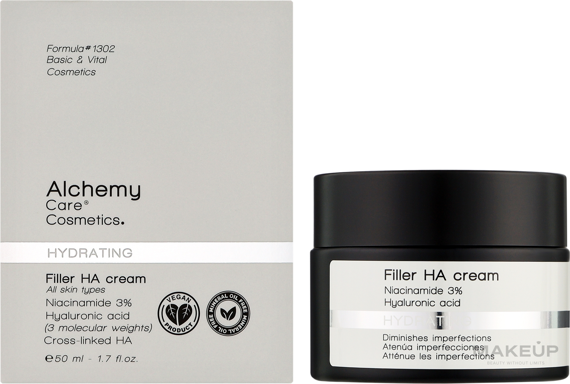 Увлажняющий крем-филлер для лица - Alchemy Care Cosmetics Hydrating Filler HA Cream — фото 50ml