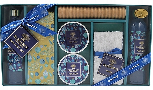 Набір, 7 продуктів - Aurora Elegance Wild Jasmine Bath Gift Set — фото N1