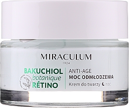 Ночной крем для лица - Miraculum Bakuchiol Botanique Retino Anti-Age Cream — фото N3