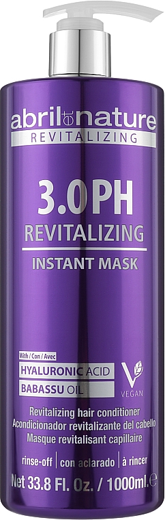 Відновлювальна маска для волосся - Abril et Nature 3.0 PH Revitalizing Instant Mask — фото N2