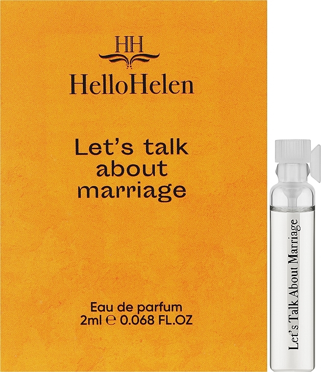 HelloHelen Let's Talk About Marriage - Парфюмированная вода (пробник)