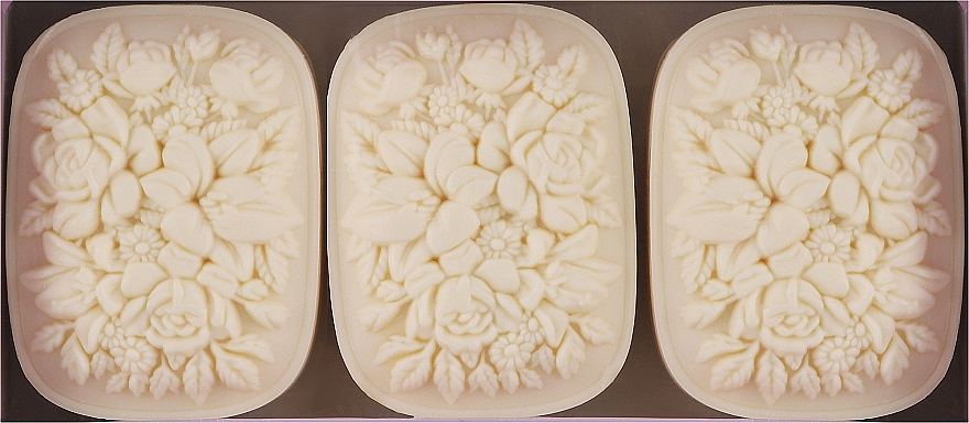 Набір мила овальної форми "Лаванда" - Saponificio Artigianale Fiorentino Lavender Soap — фото N2