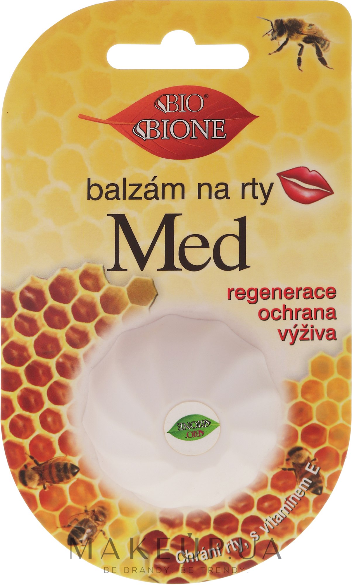 Бальзам для губ "Мед" - Bione Cosmetics Honey Vitamin E Lip Balm — фото 6ml