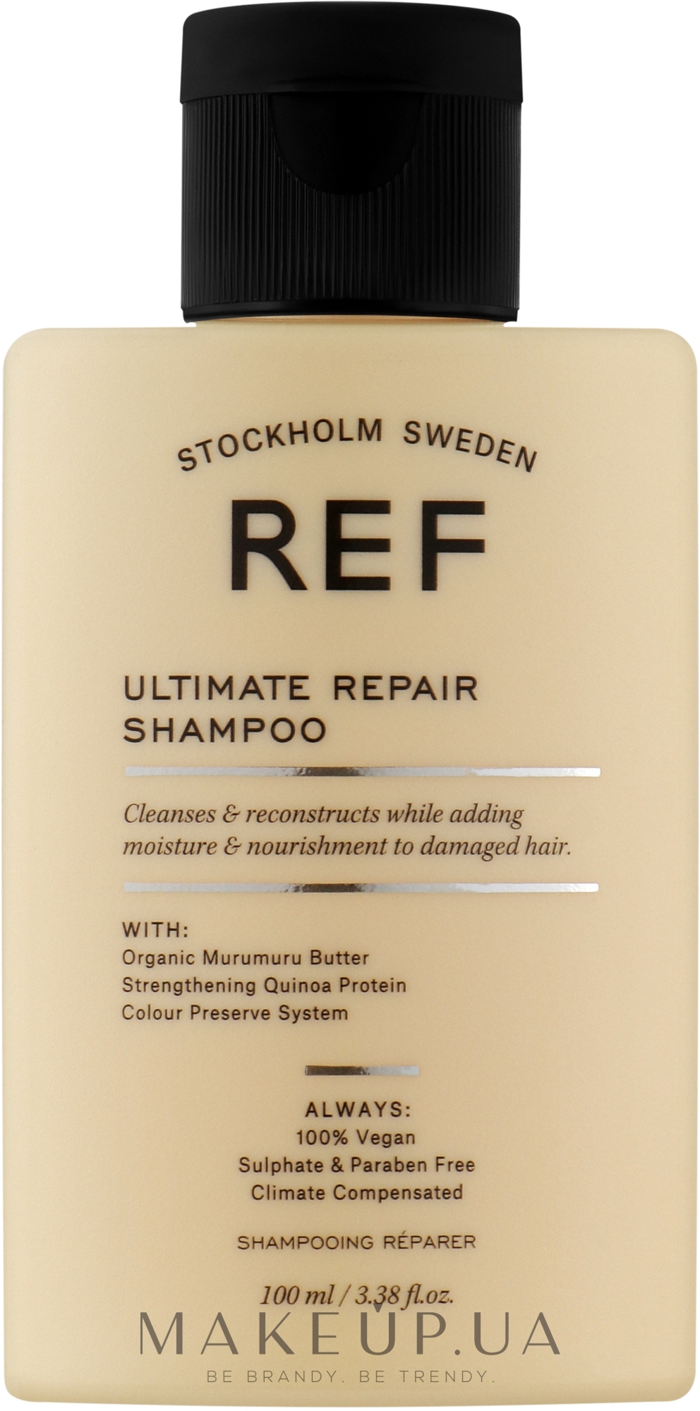 Відновлювальний шампунь для волосся - REF Ultimate Repair Shampoo (міні) — фото 100ml