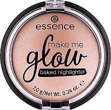Парфумерія, косметика Хайлайтер для обличчя - Essence Make Me Glow Baked Highlighter