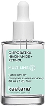 Парфумерія, косметика Сироватка для обличчя "Niacinamide + Retinol" - Kaetana Multiline