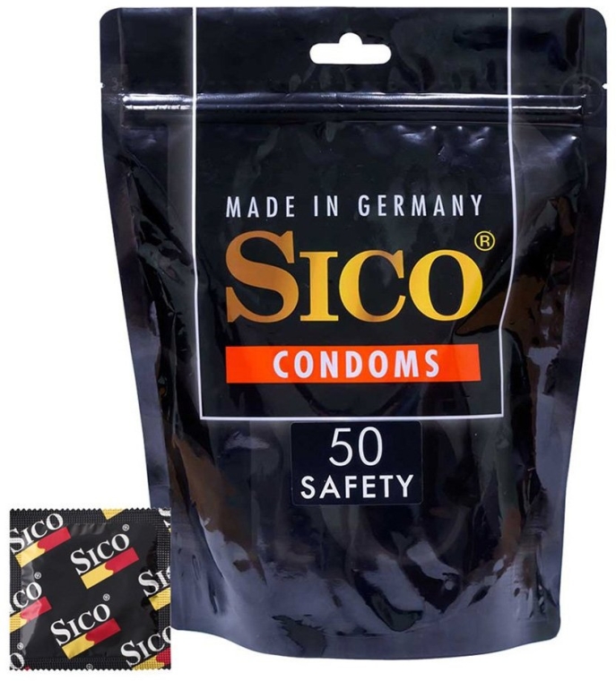 Презервативи "Safety", класичні, 50 шт. - Sico — фото N1