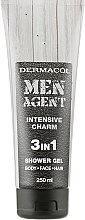 Парфумерія, косметика Гель для душу - Dermacol Men Agent Intensive Charm 3in1 Shower Gel