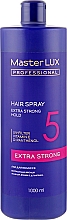 Лак для волосся екстрасильної фіксації - Master LUX Professional Extra Strong Hair Spray — фото N3