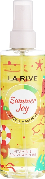 Парфюмированный спрей для волос и тела "Summer Joy" - La Rive Body & Hair Mist