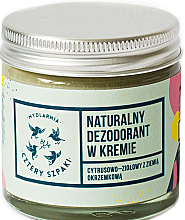 Парфумерія, косметика Дезодорант-крем з цитрусово-трав'яним запахом - Cztery Szpaki