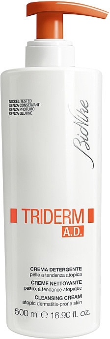 Очищающий крем для волос и тела - BioNike Triderm A. D. Cleansing Cream — фото N1