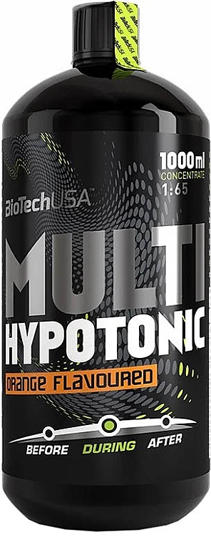 Пищевая добавка в жидкой форме "Изотоник" со вкусом апельсина - BiotechUSA Multi Hypotonic Drink  — фото N1