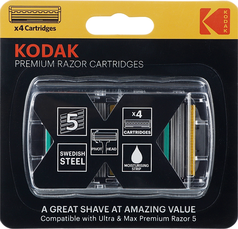 Сменные картриджи, 4 шт. - Kodak Premium 5 — фото N1