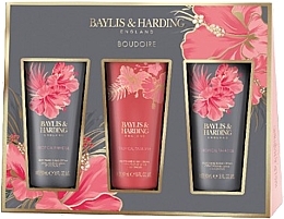 Набор - Baylis & Harding Boudoire Tropical Paradise Luxury Hand Treats Gift Set (h/cr/3x50ml) — фото N1