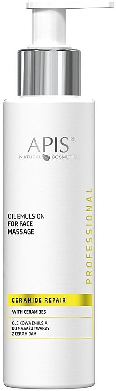 Олійна емульсія для масажу обличчя з керамідами - APIS Professional Ceramide Repair Oil Emulsion For Face Massage — фото N1