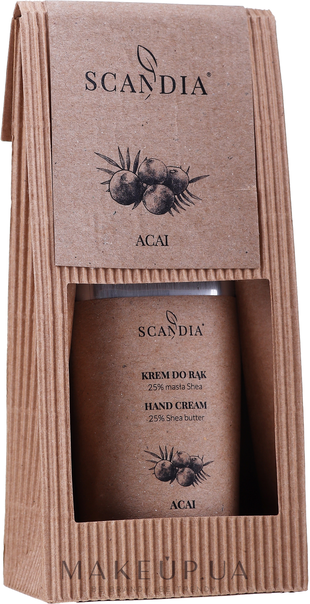 Крем для рук "Асаи" - Scandia Cosmetics Hand Cream 25% Shea — фото 70ml