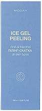 Отшелушивающая пилинг-скатка для лица на основе AHA кислот и ментола - MODAY Ice Gel Peeling — фото N7