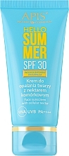 Духи, Парфюмерия, косметика Солнцезащитный крем для лица с клеточным нектаром SPF30 - APIS Hello Summer