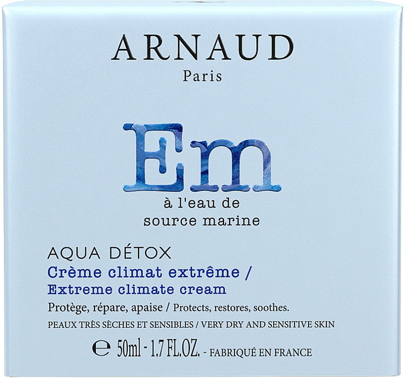 Крем для обличчя захисний з водою морських джерел - Arnaud Aqua Detox Extreme Climate Cream — фото N2