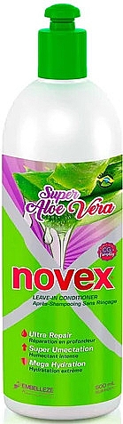 Незмивний кондиціонер для волосся - Novex Super Aloe Vera Leave-In Conditioner — фото N1