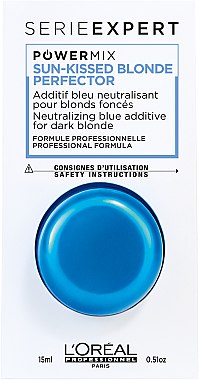 Анти-медная добавка для смешивания с маской - L'Oreal Professionnel Powermix Serie Expert Sun-kissed Blonde Perfector — фото N1