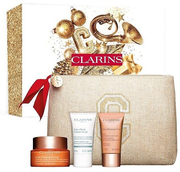 Набір - Clarins (cr/50ml + cr/15ml + mask/15ml + bag/1pc) — фото N1