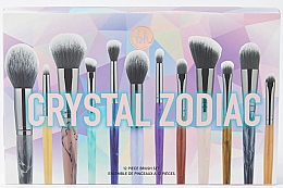 Набір пензлів для макіяжу, 12 шт. - BH Cosmetics Crystal Zodiac 12 Piece Brush Set — фото N2