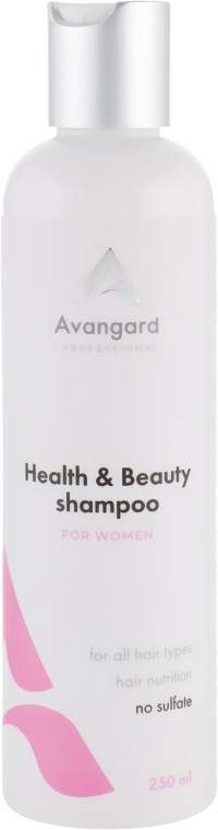 Професійний шампунь для щоденного догляду за жіночим волоссям - Avangard Professional Health & Beauty Shampoo — фото N3