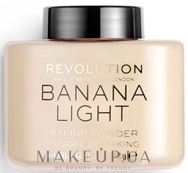 Рассыпчатая пудра - Makeup Revolution Baking Powder — фото Banana Light