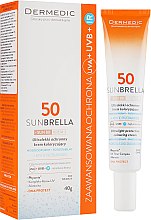 Парфумерія, косметика Сонцезахисний крем для обличчя - Dermedic Sunbrella Ir SPF50