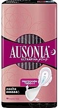 Ультратонкі нічні прокладки, 10 шт. - Ausonia Ultrafina Plus Night — фото N1