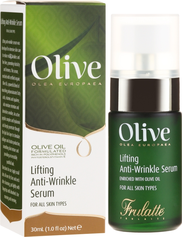 Зміцнювальна сироватка проти зморщок "Олива" - Frulatte Olive Lifting Anti-Wrinkle Serum — фото N1
