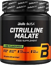 Комплекс аминокислот в порошке "Лайм" - BioTechUSA Citrulline Malate Lime Amino Acid Drink Powder — фото N1