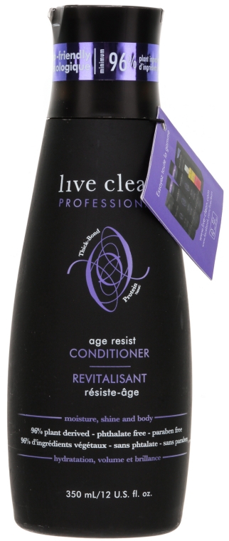 Бальзам для волос "Антивозрастное омоложение" - Live Clean Professional Age Resist Conditioner