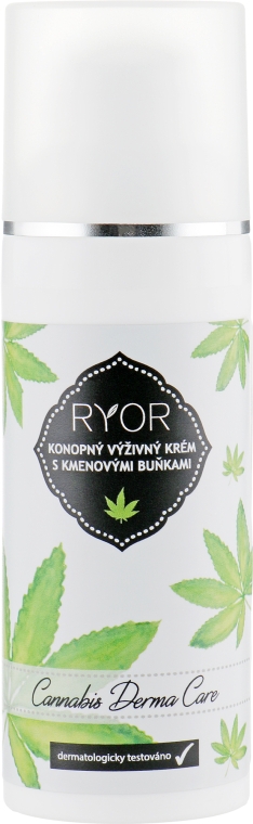 Конопляный питательный крем со стволовыми клетками - Ryor Cannabis Derma Care Nourishing Hemp Cream With Stem Cells — фото N2