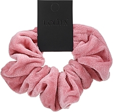 Парфумерія, косметика Резинка оксамитова для волосся, рожева XL - Lolita Accessories