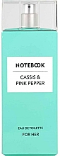 Notebook Fragrances Cassis & Pink Pepper - Туалетная вода — фото N1