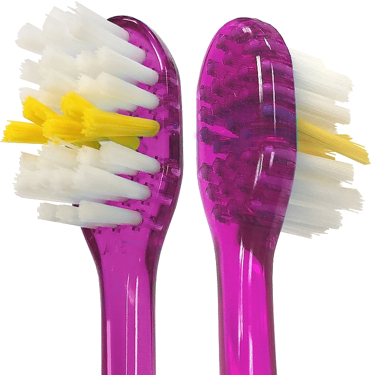 Зубная щетка детская "Юниор" от 6 до 12 лет, мягкая, розовая - Elmex Junior Toothbrush — фото N4