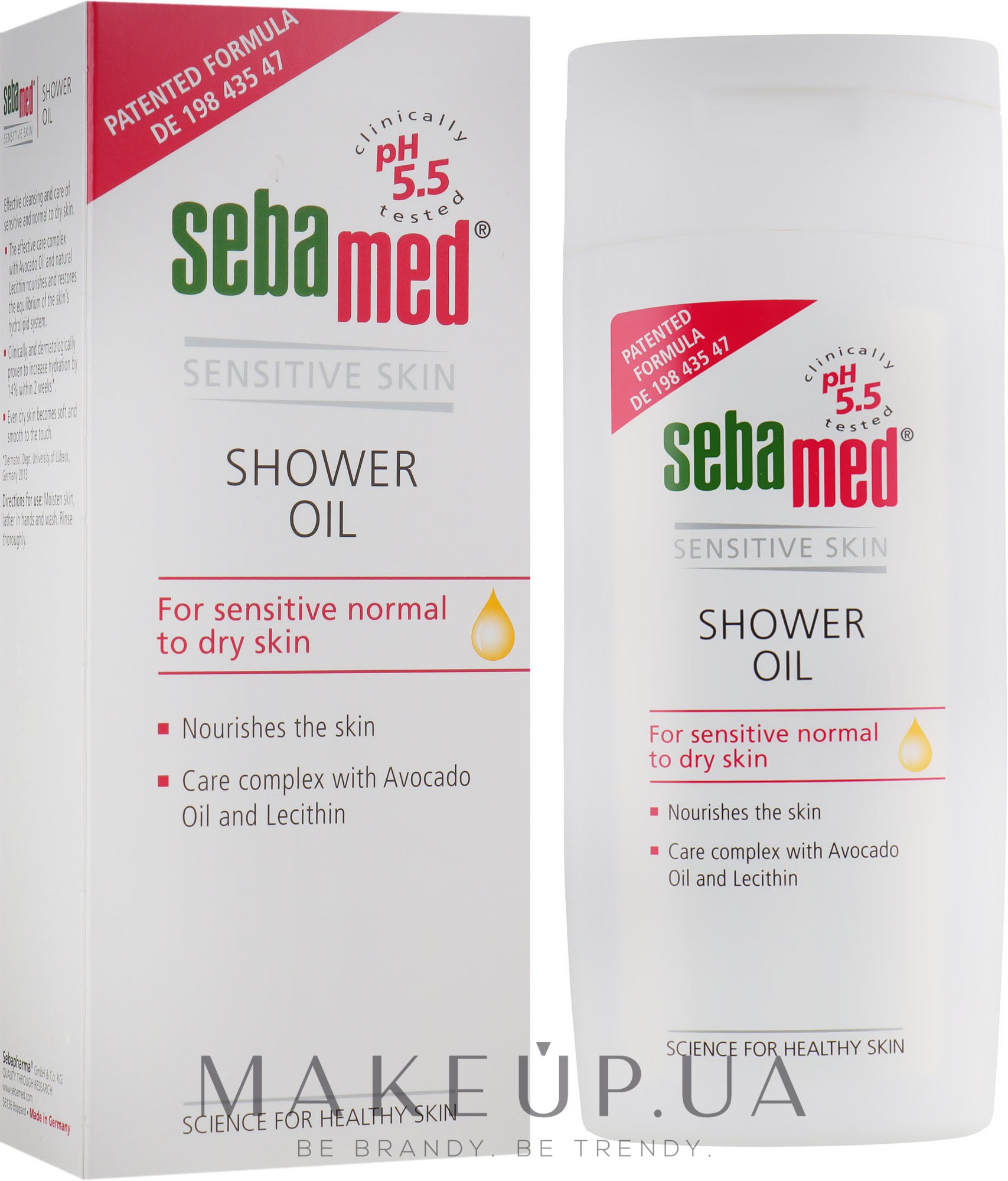 Масло для душа - Sebamed Sensitive Skin Shower Oil — фото 200ml