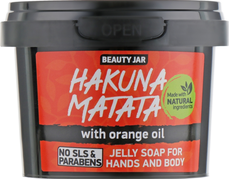 Мило-желе для рук і тіла "Hakuna Matata" - Beauty Jar Jelly Soap For Hands And Body — фото N1